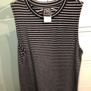 Black and White Tank